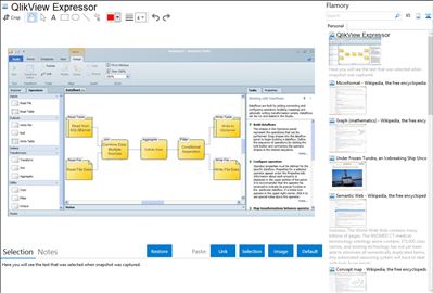 QlikView Expressor - Flamory bookmarks and screenshots