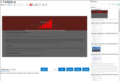 FailSafe.js - Flamory bookmarks and screenshots
