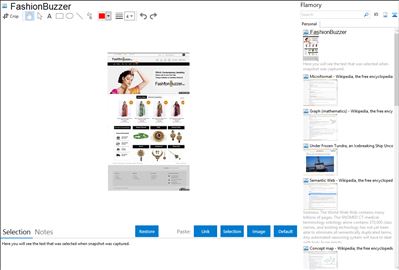 FashionBuzzer - Flamory bookmarks and screenshots