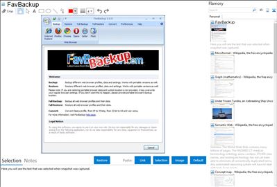 FavBackup - Flamory bookmarks and screenshots