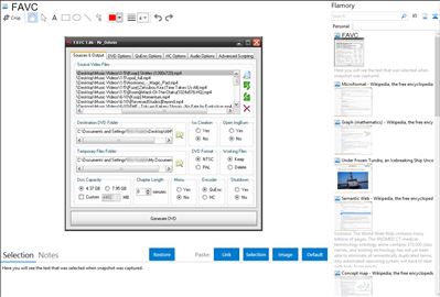 FAVC - Flamory bookmarks and screenshots