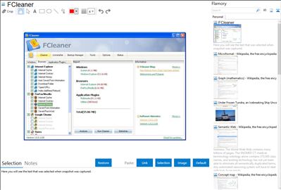 FCleaner - Flamory bookmarks and screenshots