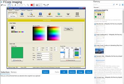FCorp Imaging - Flamory bookmarks and screenshots