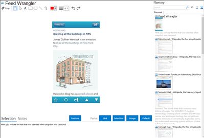 Feed Wrangler - Flamory bookmarks and screenshots