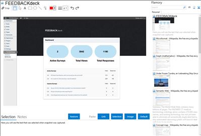FEEDBACKdeck - Flamory bookmarks and screenshots