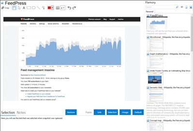 FeedPress - Flamory bookmarks and screenshots