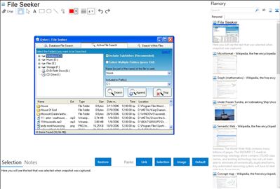 File Seeker - Flamory bookmarks and screenshots