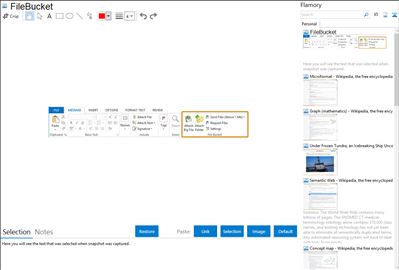 FileBucket - Flamory bookmarks and screenshots
