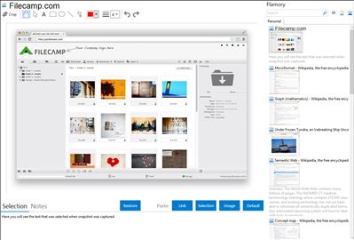 Filecamp.com - Flamory bookmarks and screenshots
