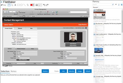 FileMaker - Flamory bookmarks and screenshots