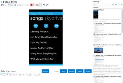 Flac Player - Flamory bookmarks and screenshots