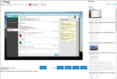 Fleep - Flamory bookmarks and screenshots