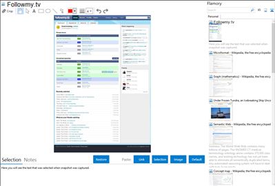 Followmy.tv - Flamory bookmarks and screenshots