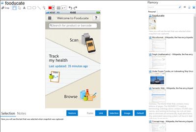 fooducate - Flamory bookmarks and screenshots
