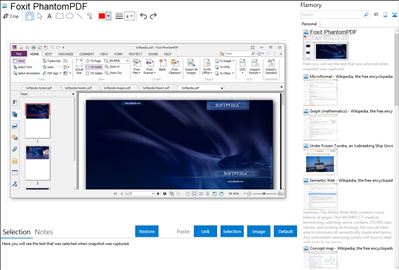 Foxit PhantomPDF - Flamory bookmarks and screenshots
