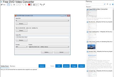 Free DVD Video Converter - Flamory bookmarks and screenshots