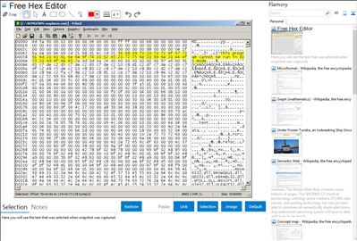 Free Hex Editor - Flamory bookmarks and screenshots