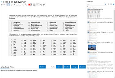 Free File Converter - Flamory bookmarks and screenshots