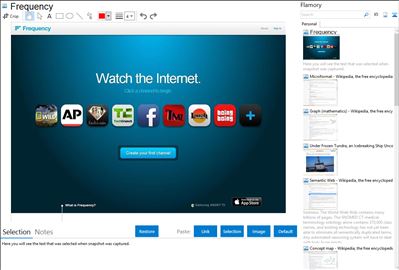 Frequency - Flamory bookmarks and screenshots