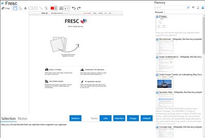 Fresc - Flamory bookmarks and screenshots