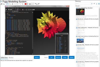 Fugu Modelling System - Flamory bookmarks and screenshots