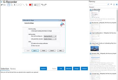G-Recorder - Flamory bookmarks and screenshots