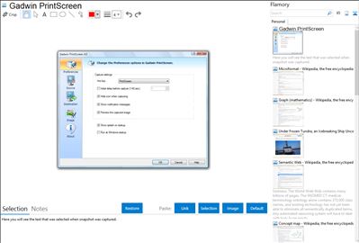 Gadwin PrintScreen - Flamory bookmarks and screenshots