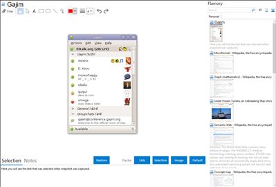 Gajim - Flamory bookmarks and screenshots