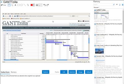 GANTTzilla - Flamory bookmarks and screenshots