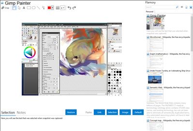 Gimp Painter - Flamory bookmarks and screenshots