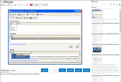 GNUnet - Flamory bookmarks and screenshots