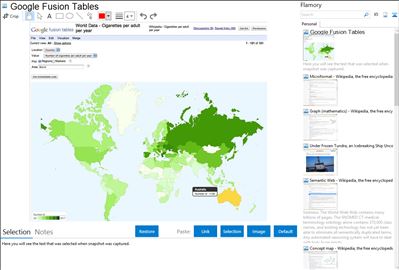 Google Fusion Tables - Flamory bookmarks and screenshots