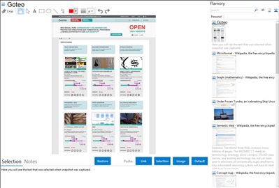 Goteo - Flamory bookmarks and screenshots