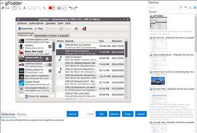 gPodder - Flamory bookmarks and screenshots