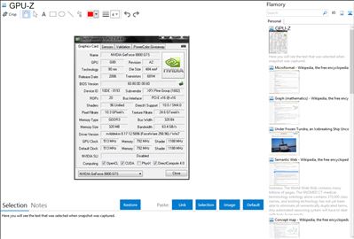 GPU-Z - Flamory bookmarks and screenshots