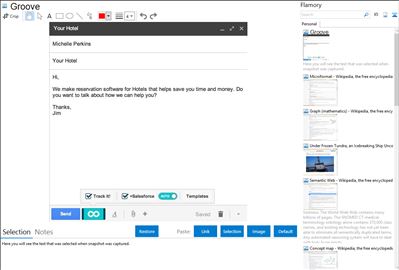 Groove - Flamory bookmarks and screenshots