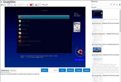 Grub2Win - Flamory bookmarks and screenshots