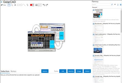 GstarCAD - Flamory bookmarks and screenshots