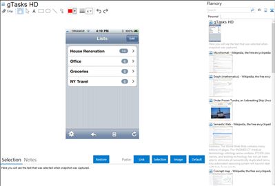 gTasks HD - Flamory bookmarks and screenshots
