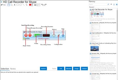 HD Call Recorder for Skype - Flamory bookmarks and screenshots