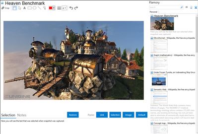 Heaven Benchmark - Flamory bookmarks and screenshots