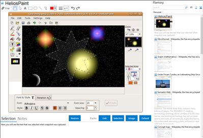 HeliosPaint - Flamory bookmarks and screenshots
