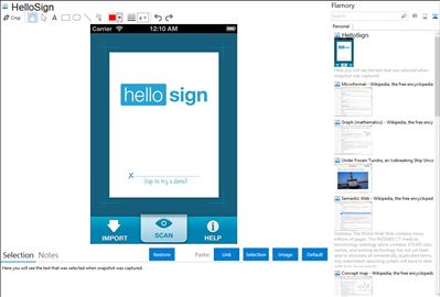HelloSign - Flamory bookmarks and screenshots