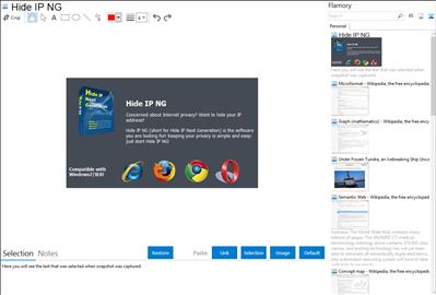 Hide IP NG - Flamory bookmarks and screenshots