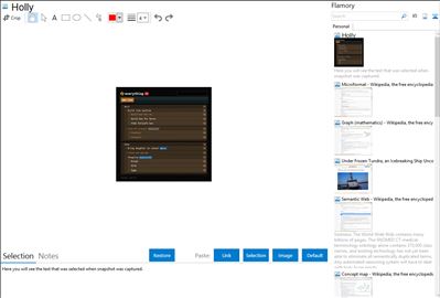 Holly - Flamory bookmarks and screenshots
