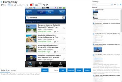 HomeAway - Flamory bookmarks and screenshots