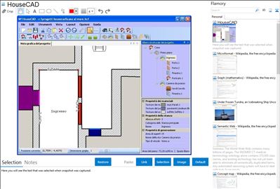 HouseCAD - Flamory bookmarks and screenshots