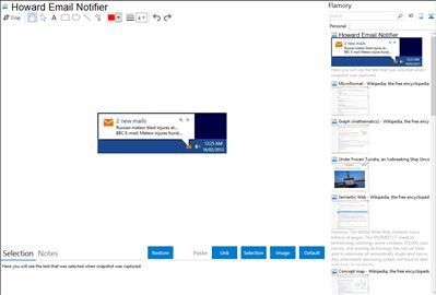 Howard Email Notifier - Flamory bookmarks and screenshots