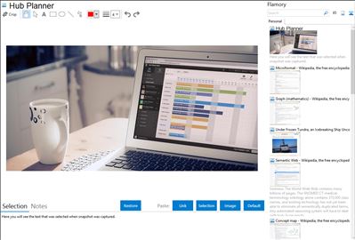 Hub Planner - Flamory bookmarks and screenshots