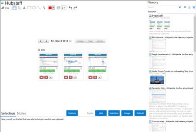 Hubstaff - Flamory bookmarks and screenshots